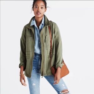Madewell Olive Utility Jacket EUC